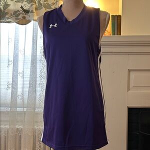 Under Armour Reversible Vivid Purple Athletic Tank